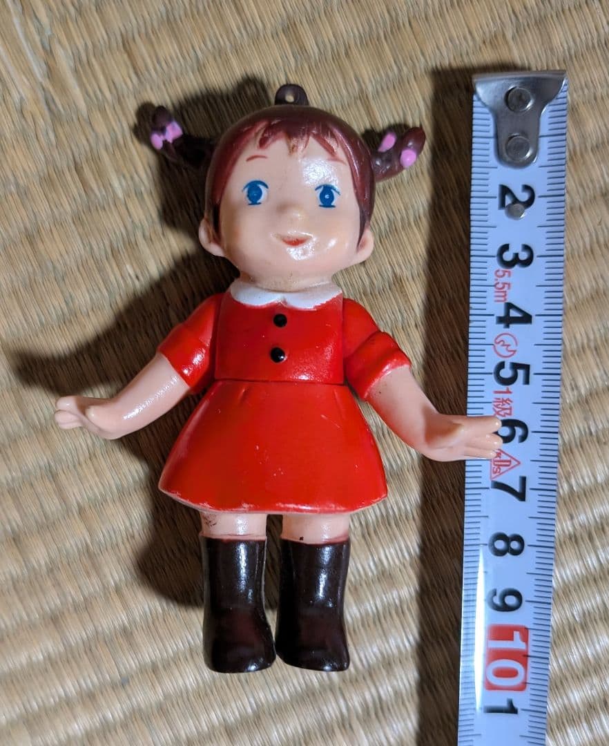 【希少】草原の少女ローラ　パトラ製　ソフビ　当時物　レトロ　ペンダント