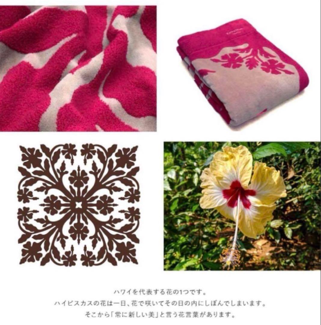 キャシーマム タオルケット ハイビスカスベージュ　【新品】