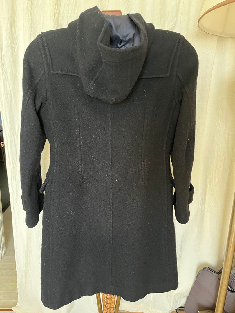 黒 ダッフルコート フード付き　コムデギャルソンarchive