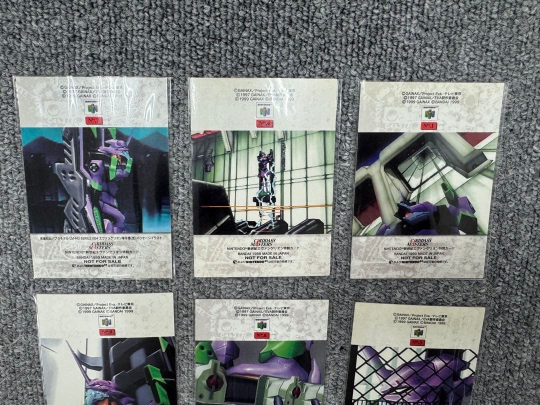 新世紀エヴァンゲリオン　カードダスマスターズ　64 イベントプロモ　6枚