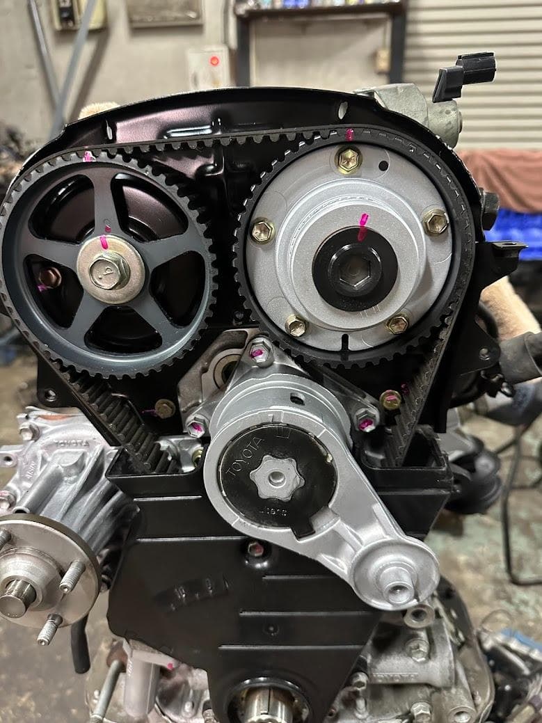 ＪＺＸ１００エンジン　多少の掃除とメンテ渡し