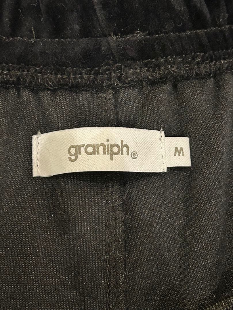 グラニフ　石黒亜矢子 バターの虎 ベロアトラックジャケットパンツセットアップ