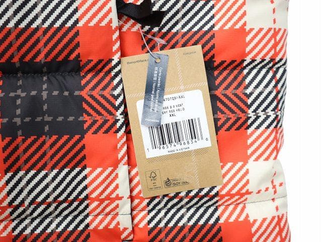 未使用 ザノースフェイス ジップアップ ダウンベスト XXL NF0A47DT
