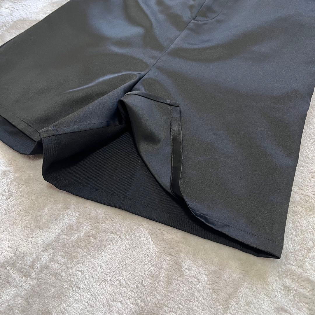 美品　ジュンヤワタナベ サテン　ギャバジン　切替　アシメ　ショートパンツ
