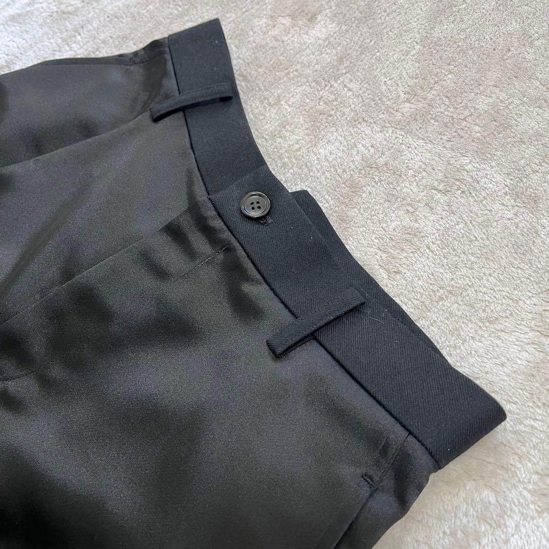 美品　ジュンヤワタナベ サテン　ギャバジン　切替　アシメ　ショートパンツ