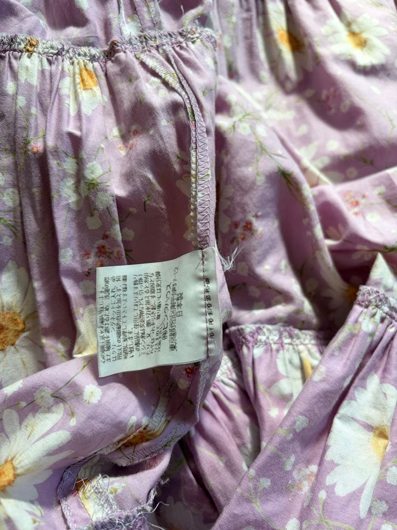 PINK HOUSE ピンクハウス　フラワープリント ロングワンピース