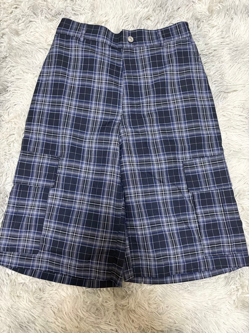 AFB BAGGY CARGO SHORTS BLUE バギー ショーツ L