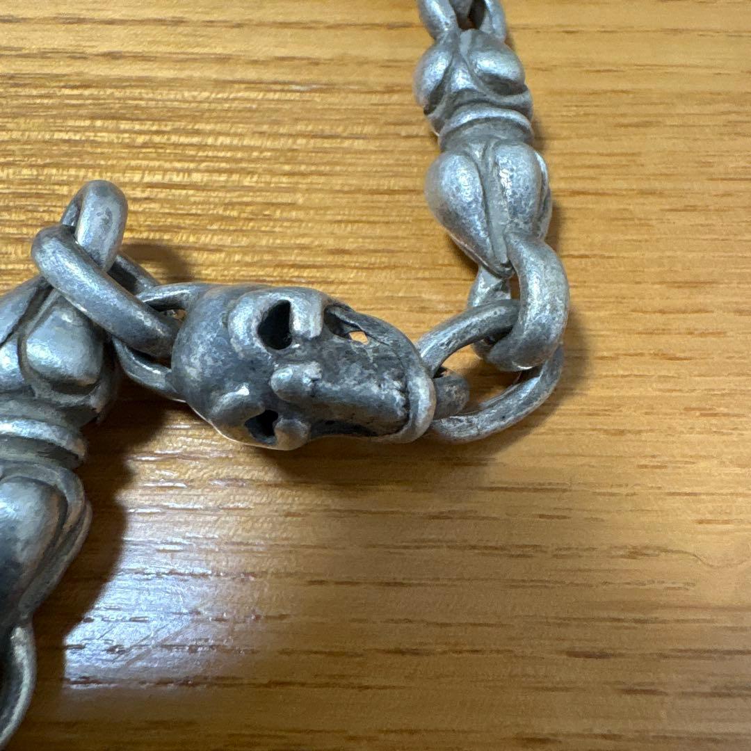 ガボール　ライオン　スカルモチーフ ウォレットチェーン