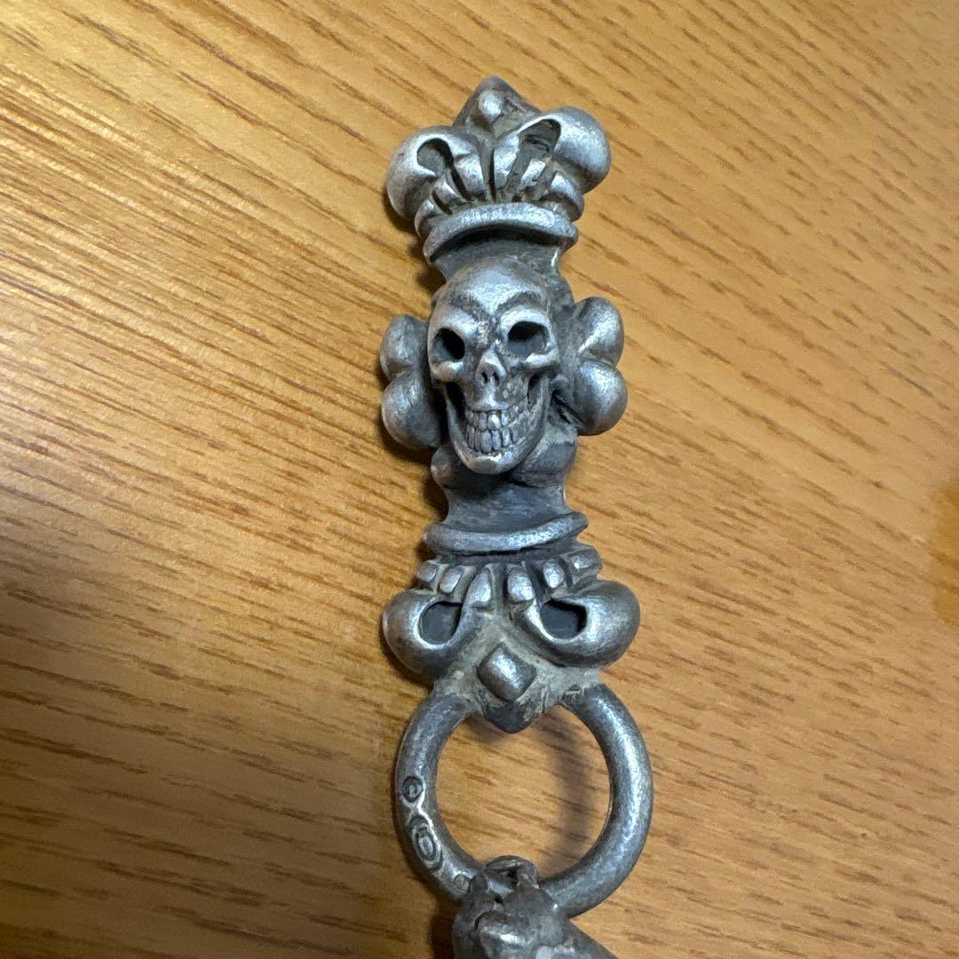 ガボール　ライオン　スカルモチーフ ウォレットチェーン