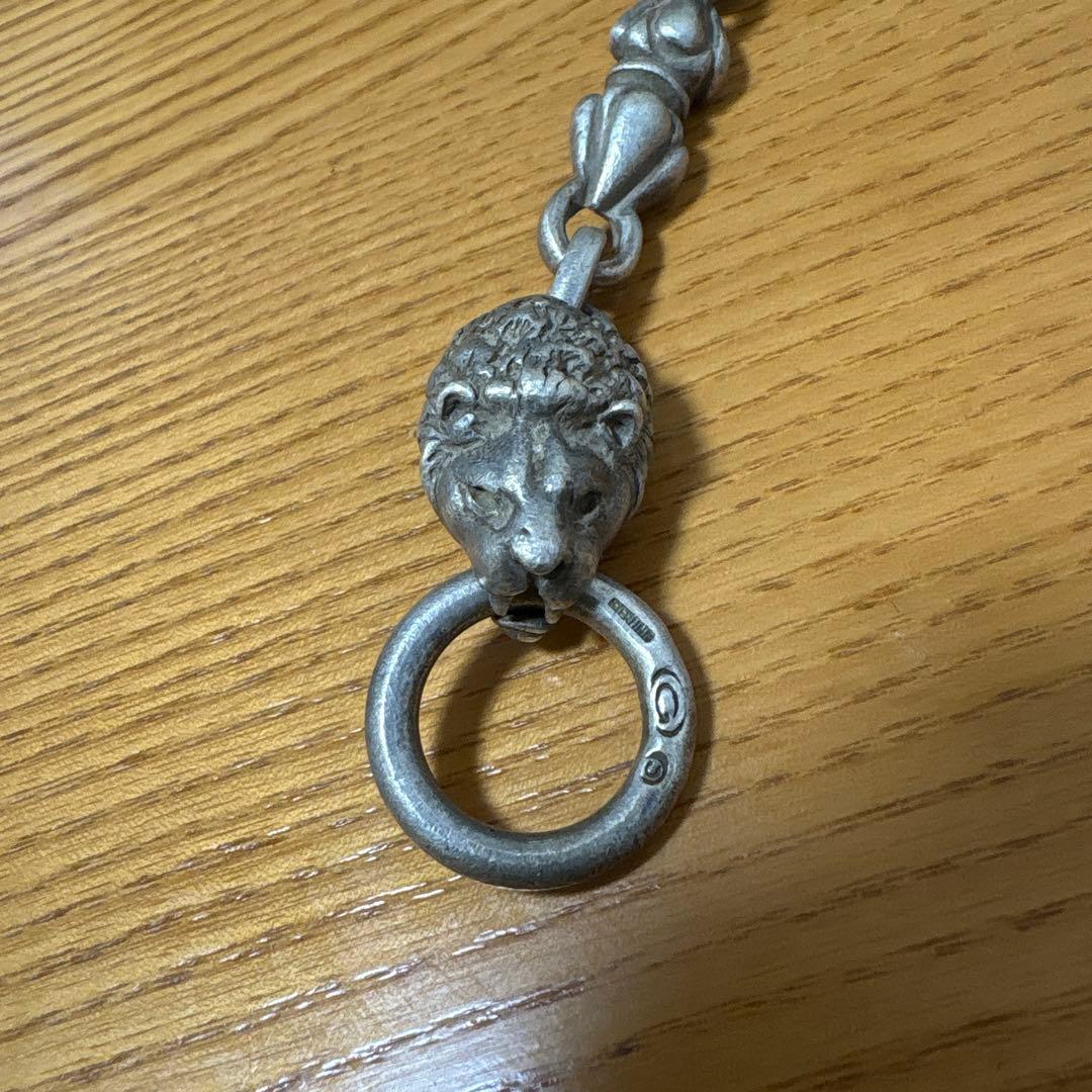 ガボール　ライオン　スカルモチーフ ウォレットチェーン