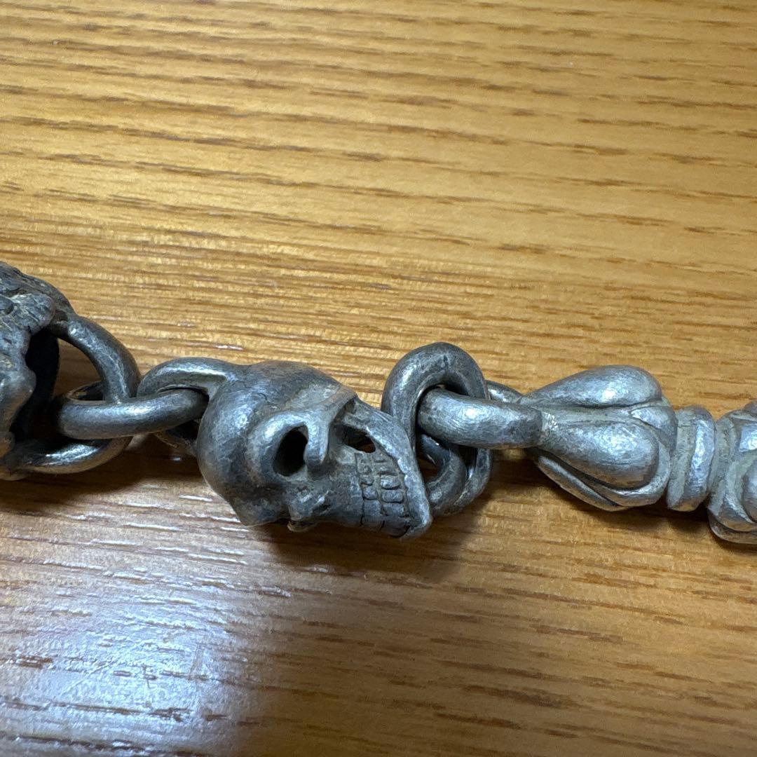 ガボール　ライオン　スカルモチーフ ウォレットチェーン