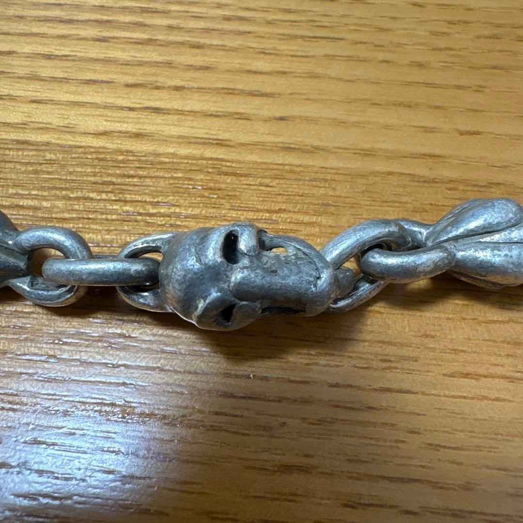 ガボール　ライオン　スカルモチーフ ウォレットチェーン