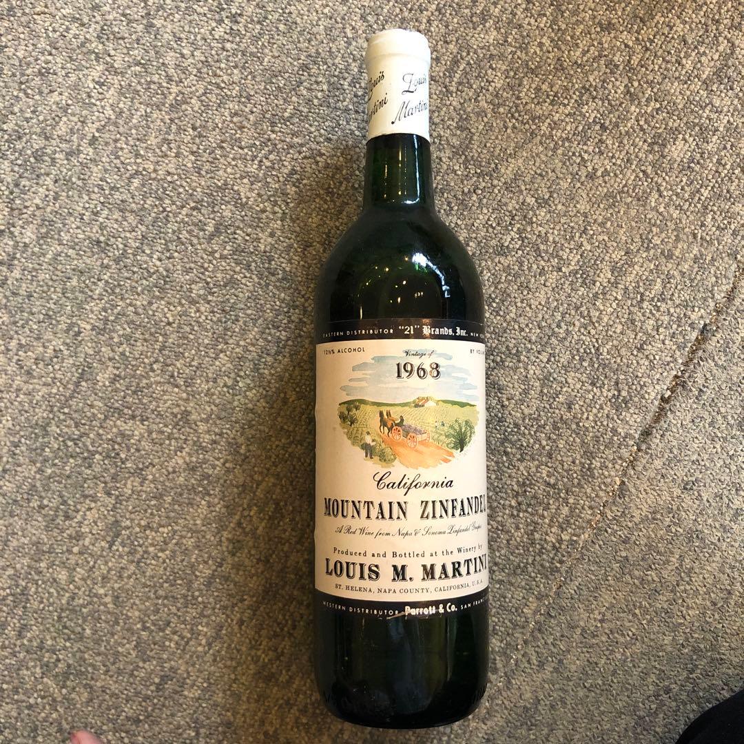 1968年 Louis M. Martini マウンテンジンファンデル