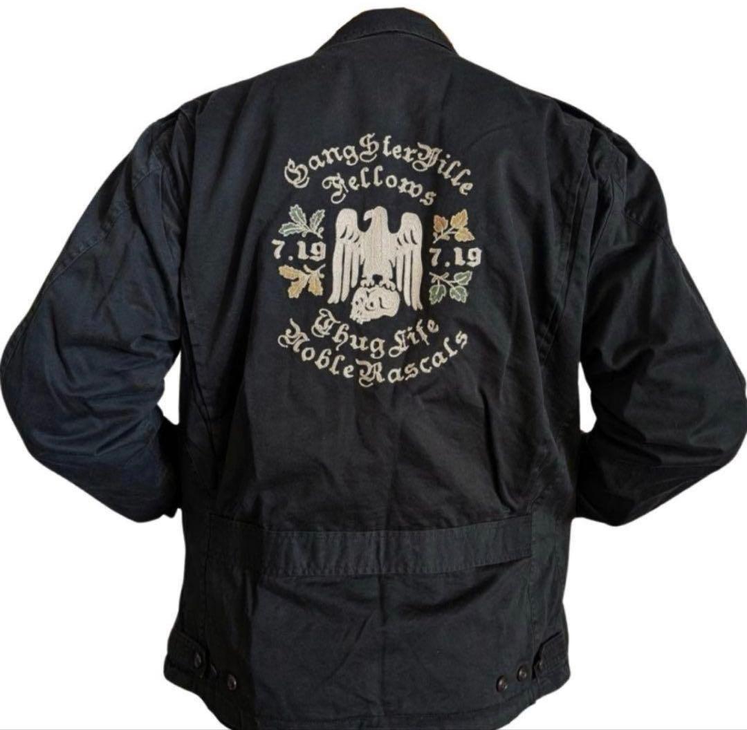 【今週まで最終値下げ】Gangsterville 刺繍入りブラックジャケット