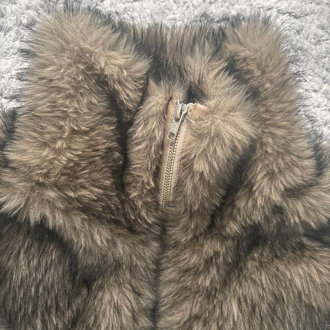 【値下げ本日発送】新作 大人気カラーJEANASIS MIXカラーファーブルゾン