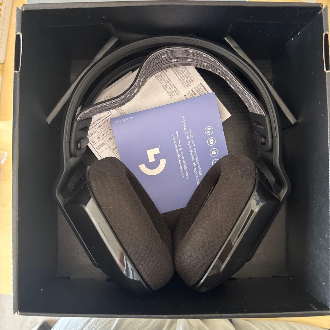 Logicool G ワイヤレス ゲーミングヘッドセット G733-BKr