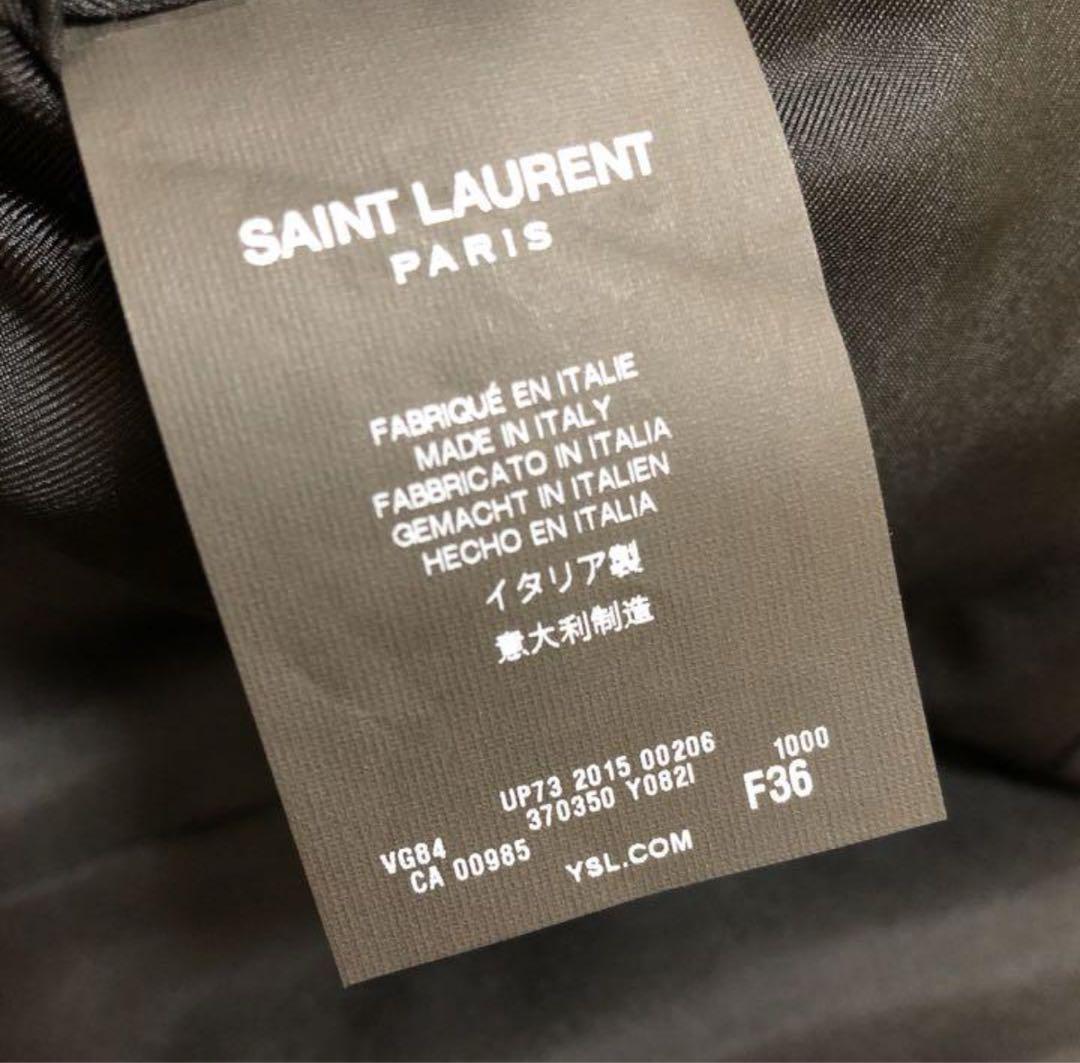 【最終値下】新品定価42万サンローランパリ スモーキングジャケットF36エディ