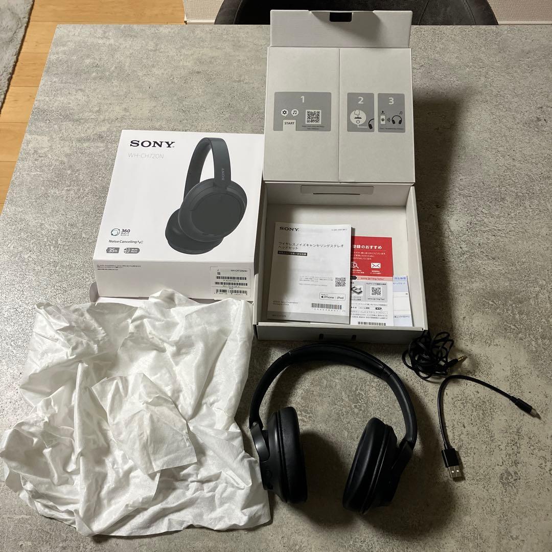 SONY WH-CH720N ブラック 美品