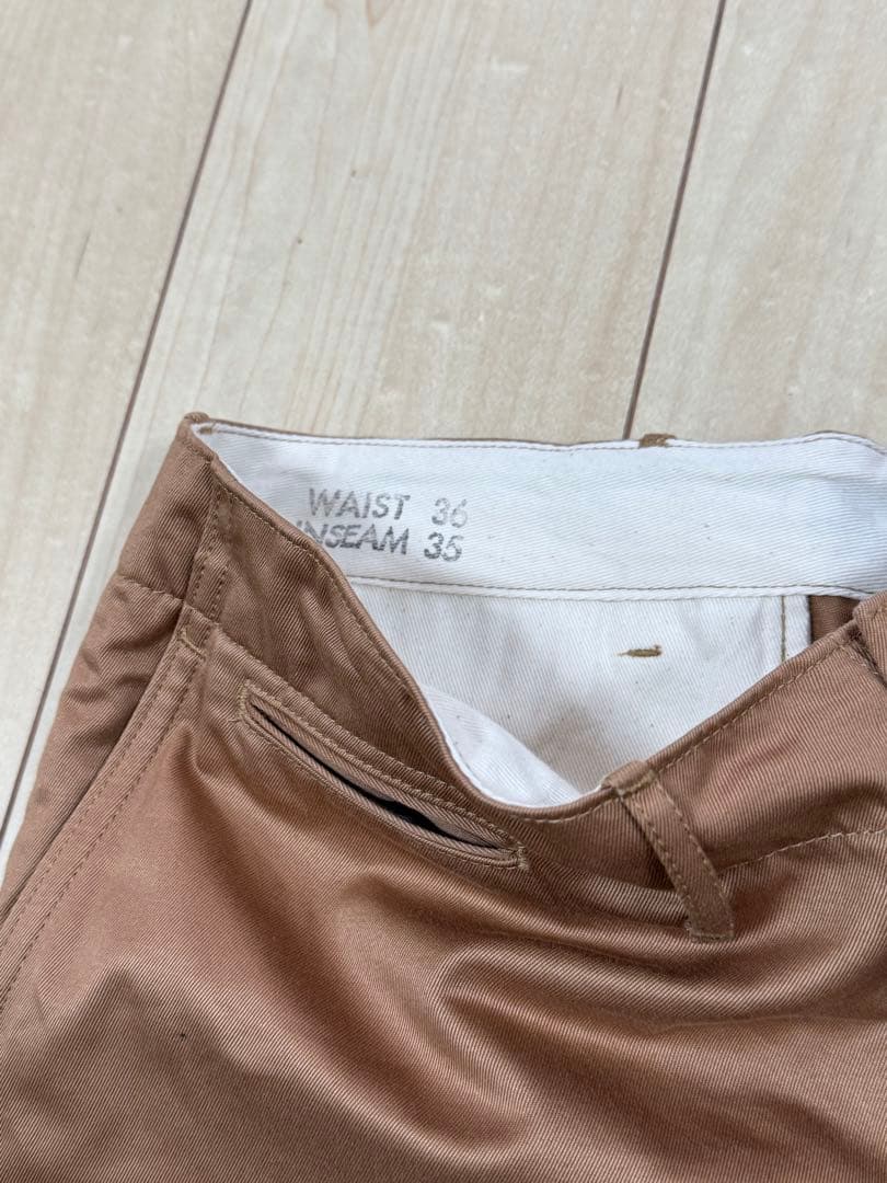 バズリクソンズ　チノパン　1945モデル　キャメル　W36