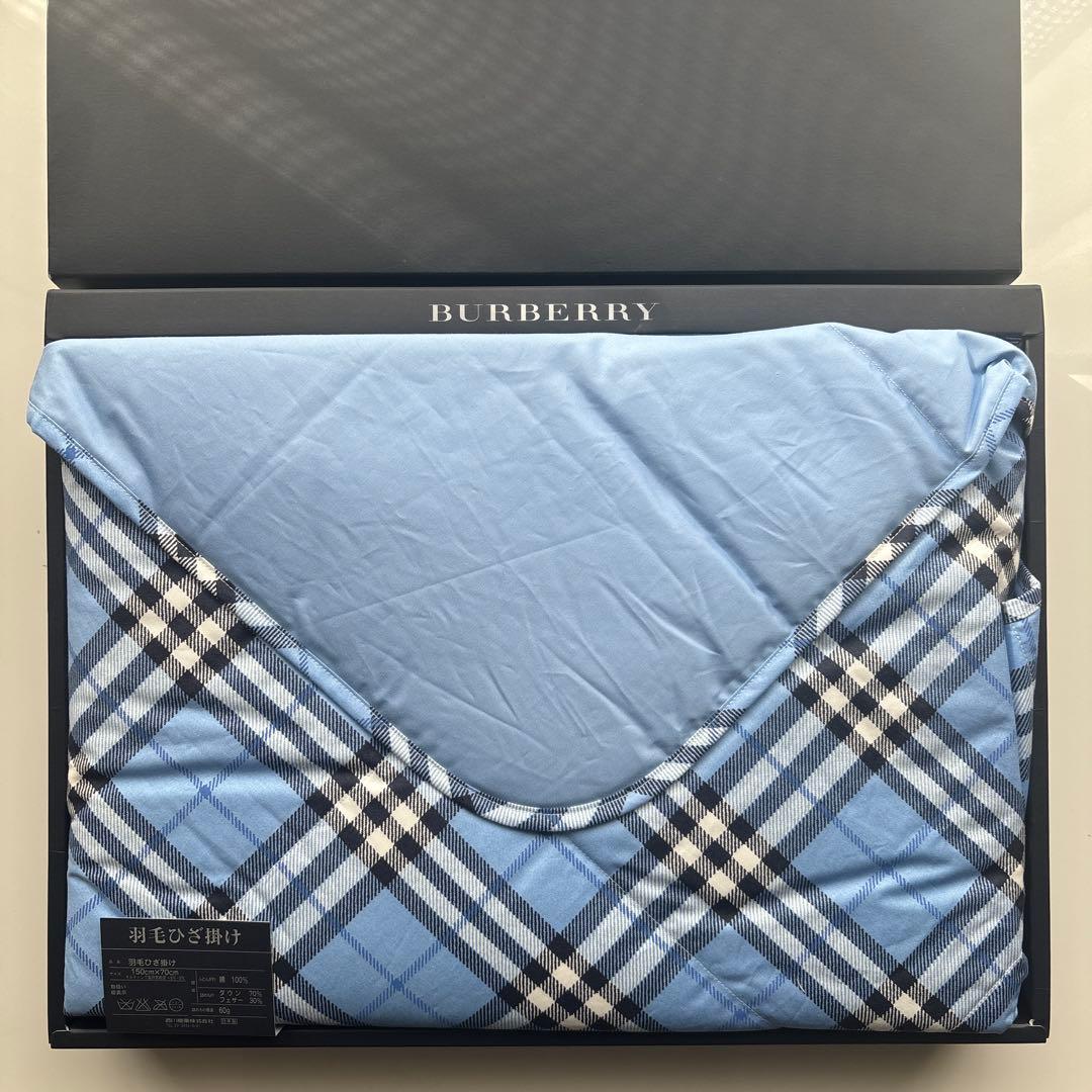BURBERRY バーバリー ノバチェック 羽毛ひざ掛け ブランケット