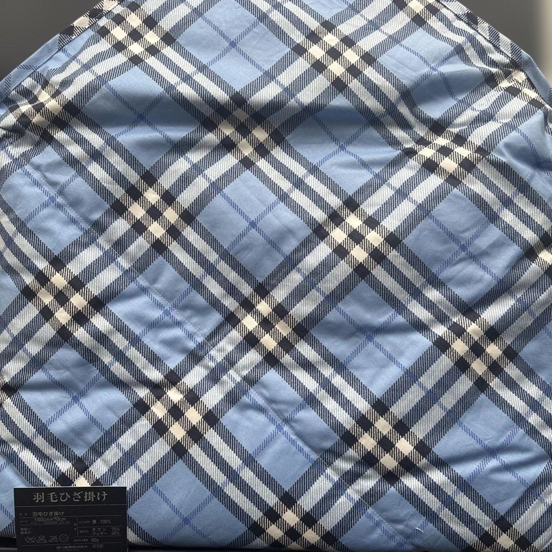 BURBERRY バーバリー ノバチェック 羽毛ひざ掛け ブランケット