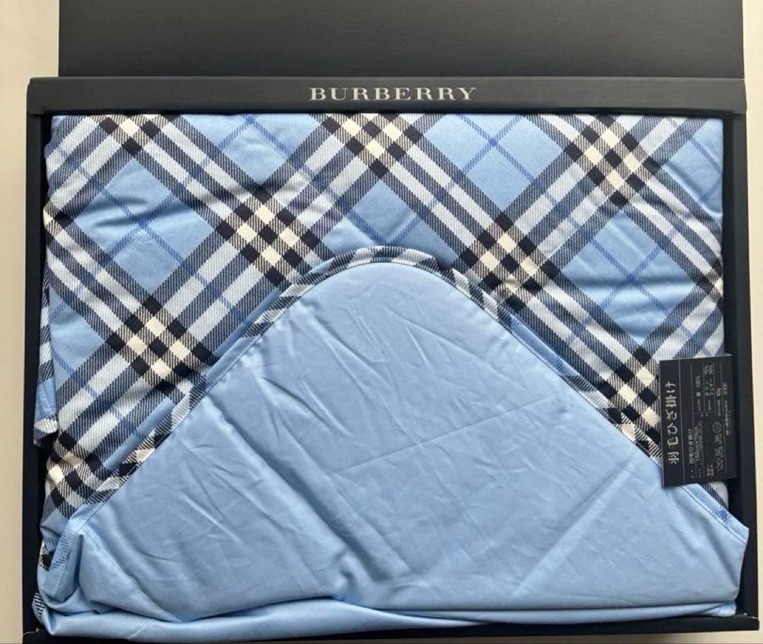 BURBERRY バーバリー ノバチェック 羽毛ひざ掛け ブランケット