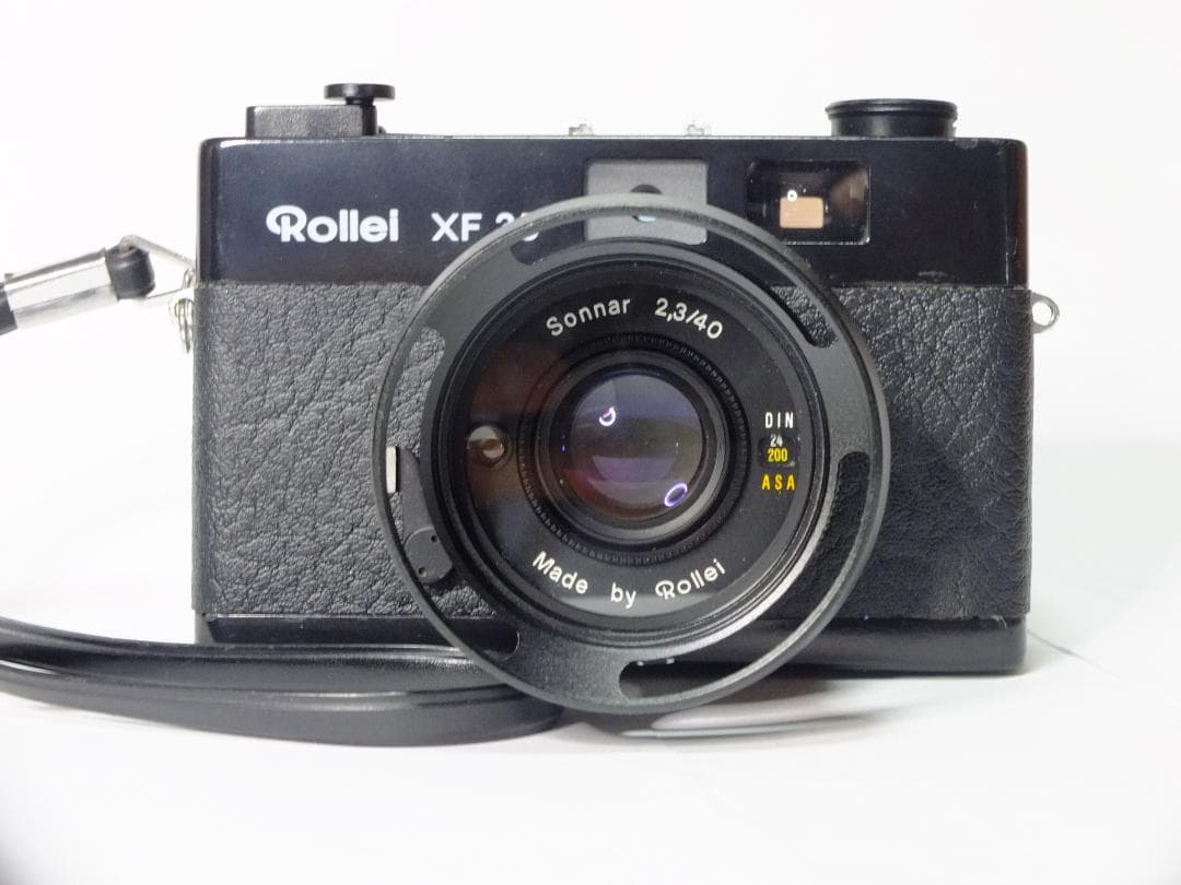 【実写確認整備品】ローライXF35／ゾナー40mmf2.3UVフィルターフード付