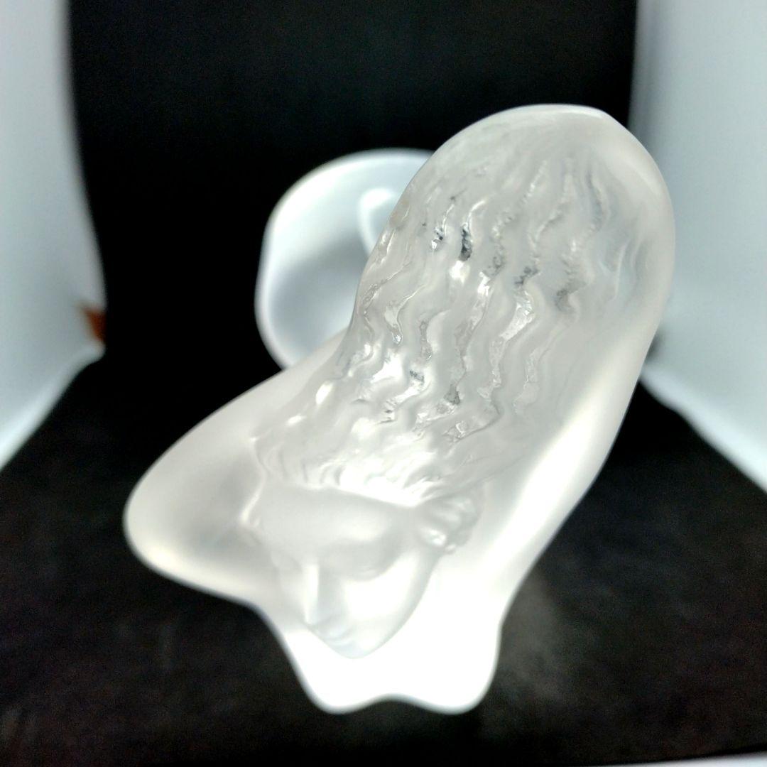 新品LALIQUEラリック裸婦像クリシスラジエターキャップカーマスコットバカラ