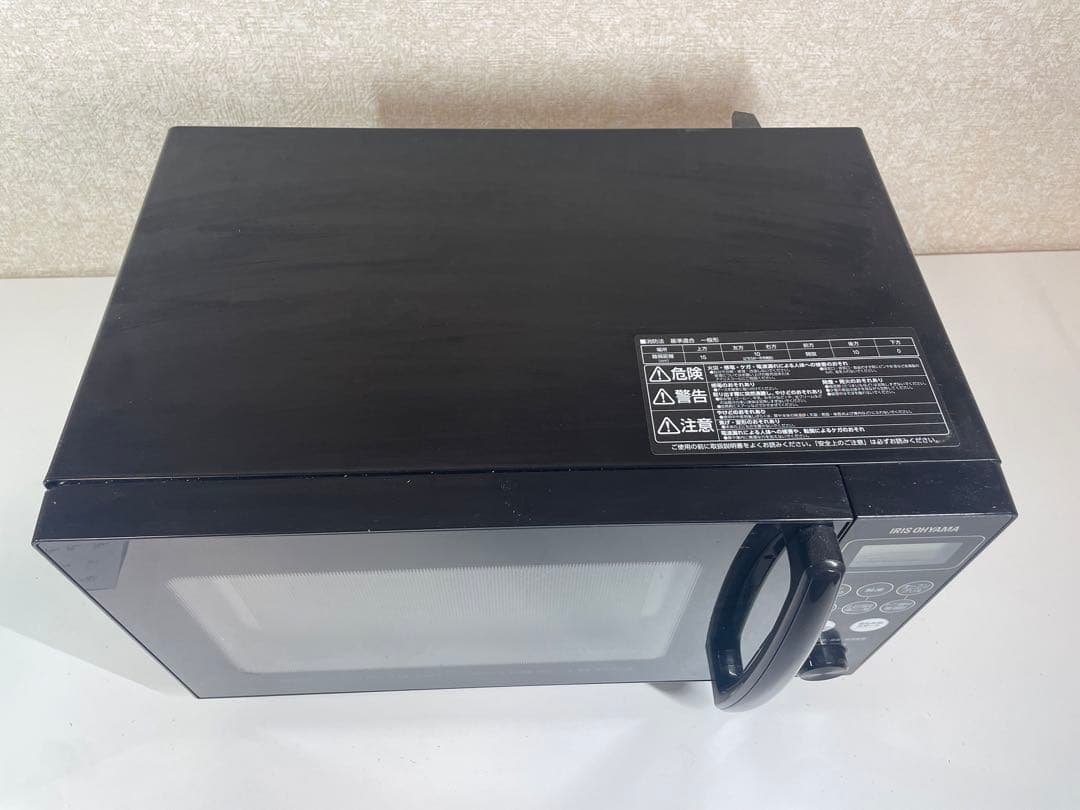 アイリスオーヤマ オーブンレンジ ブラック 2023年製 AMO-T1502-B