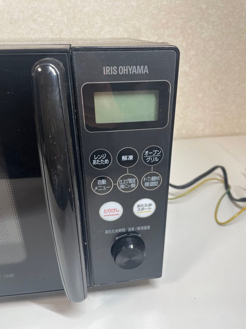 アイリスオーヤマ オーブンレンジ ブラック 2023年製 AMO-T1502-B