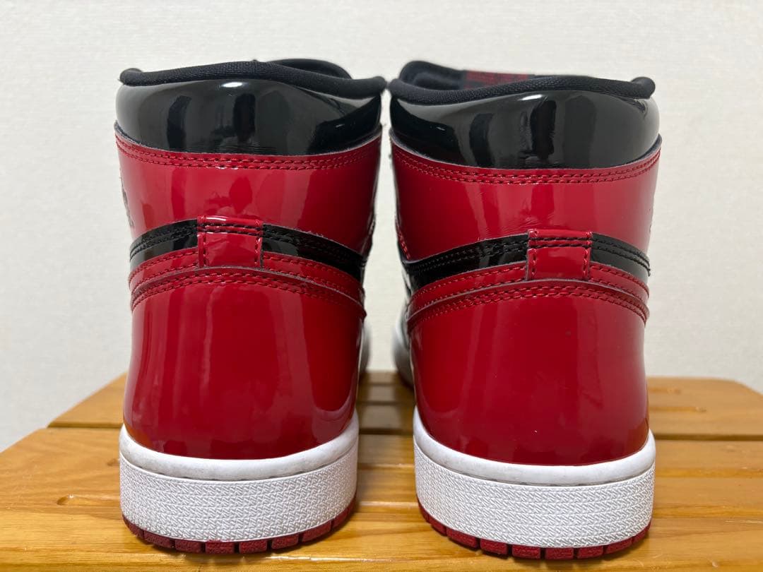 エアジョーダン1 HIGH OG パテントブレッド　27cm