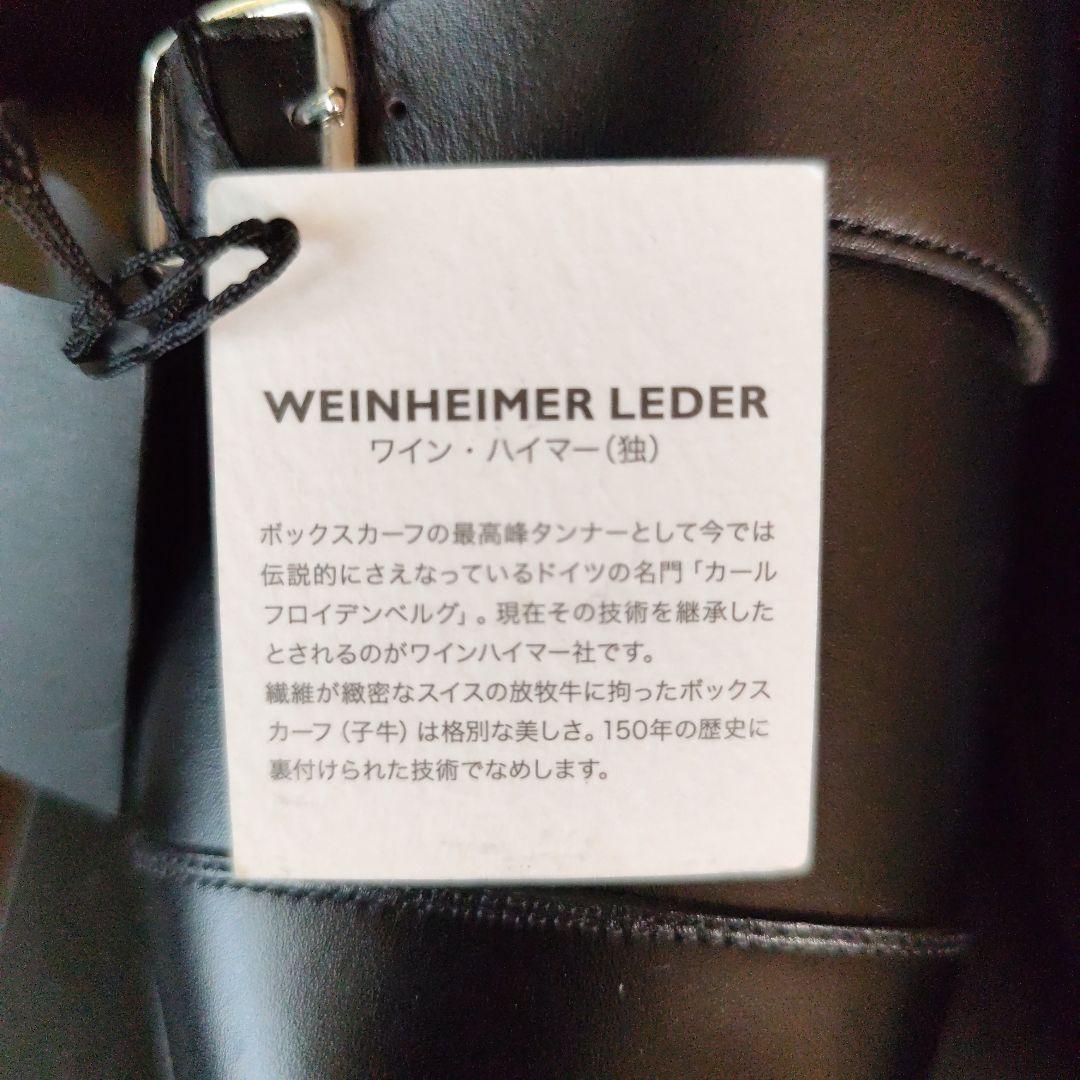 新品未使用　ボックスカーフ五大陸ダブルモンクストラップ ドレスシューズ宮城興業製