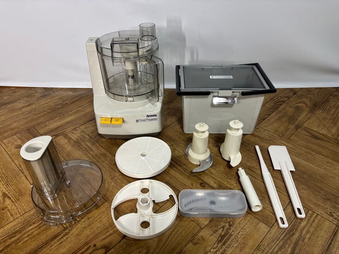 ◆美品◆Amway◆フードプロセッサー◆パーツ多数◆E-3288-J◆22年製