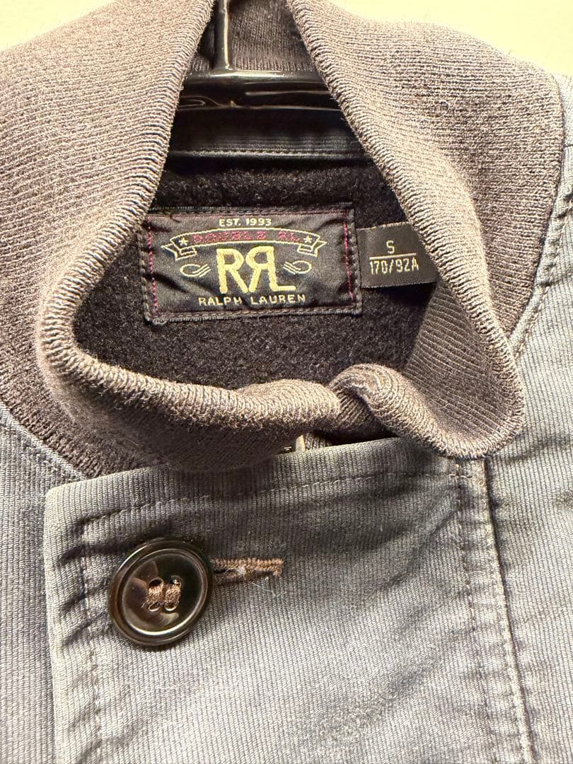 RRL ダブルアールエル デッキジャケット 濃紺 激渋 鬼フェード加工 サイズM