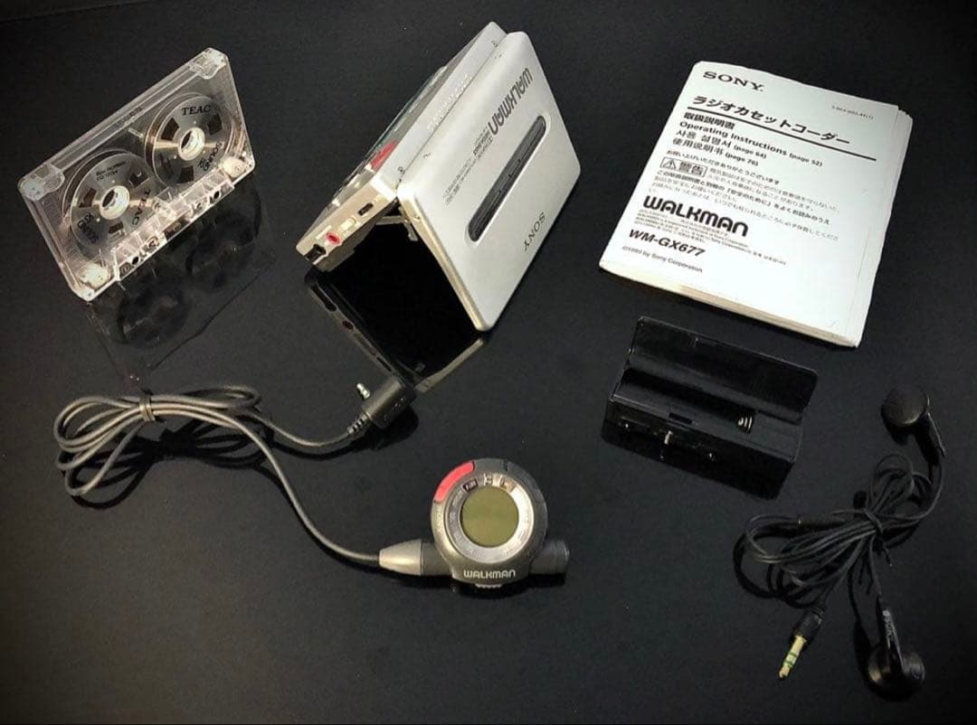 カセットウォークマン SONY WM-GX677 「整備済み、完動超美品」