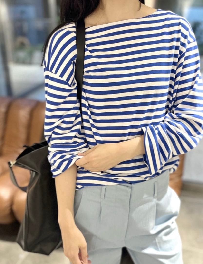 新品　アパルトモン　グッドグリーフNARROW BORDER TOP