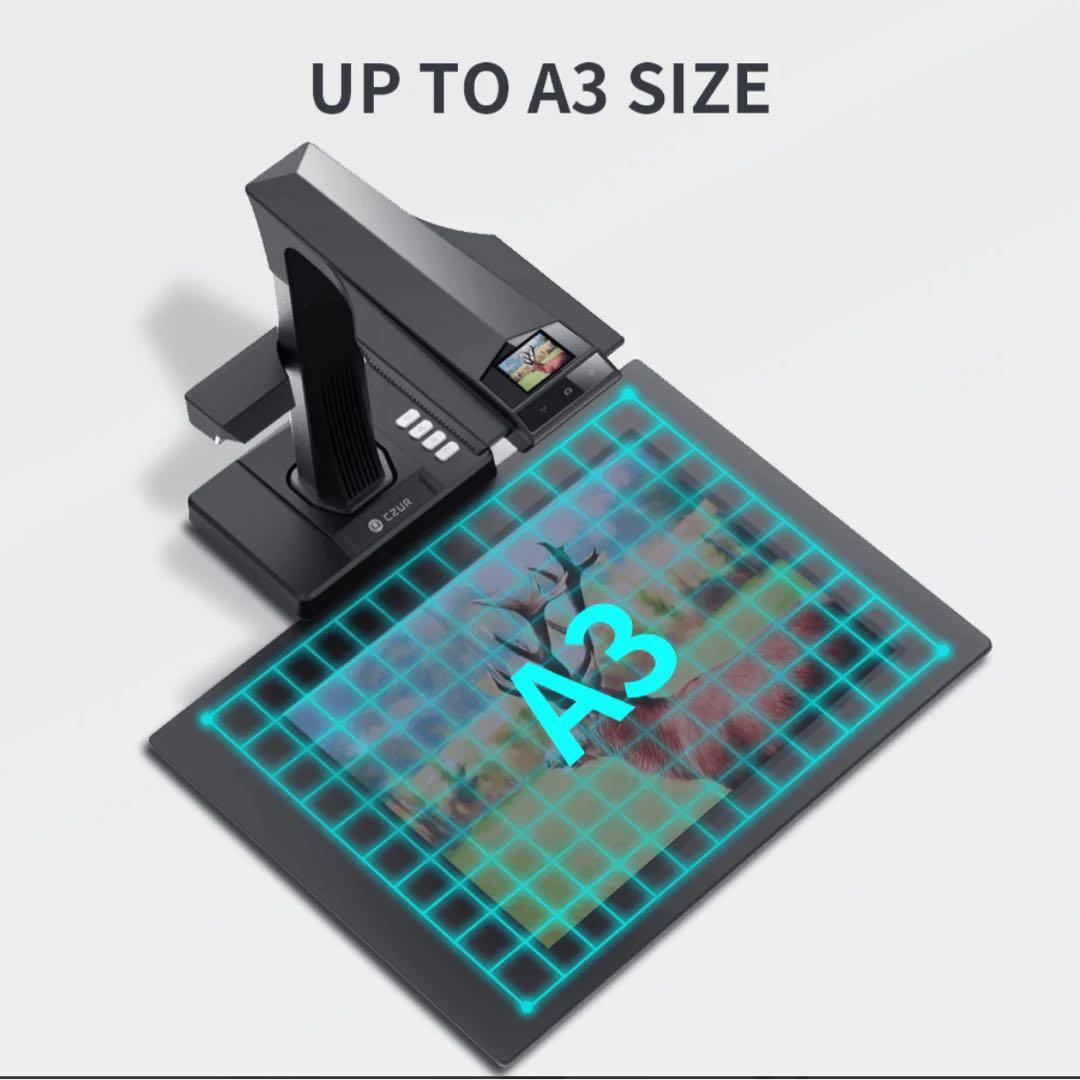 【定価9.5万/ほぼ新品/元箱&付属品】CZUR et24 proスキャナー