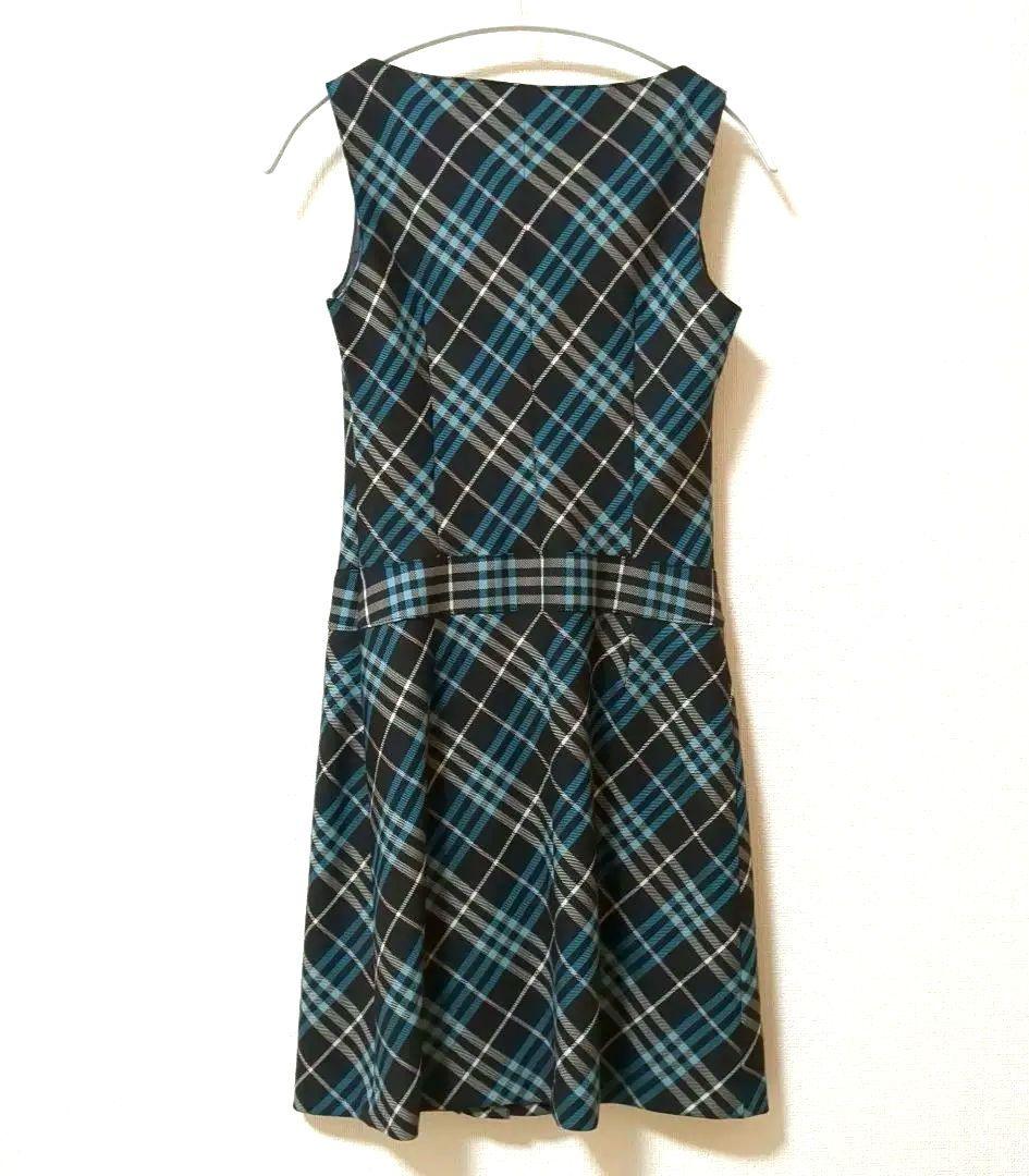 バーバリーブルーレーベル ノースリーブ ワンピース プリーツ