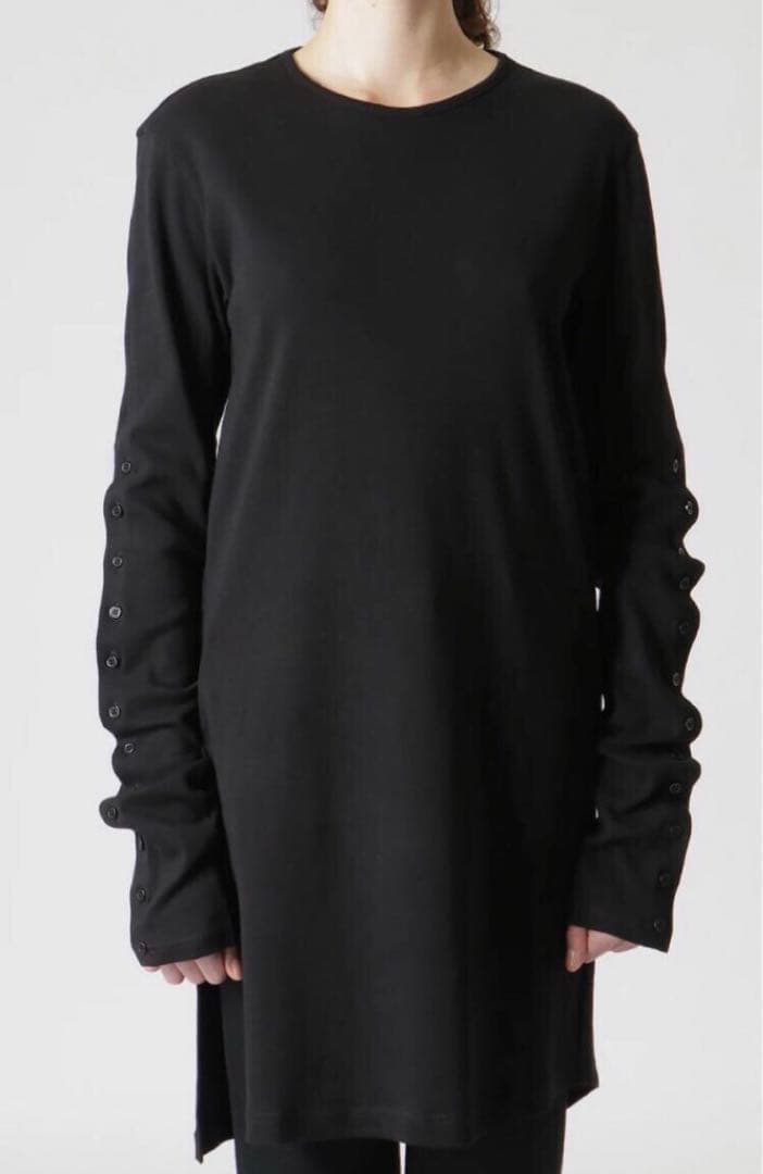 B Yohji Yamamoto ロングカットソー スリット コットン ワイズ