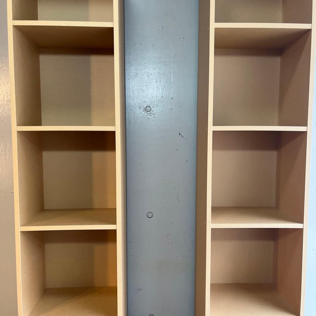 美品・廃盤希少★無印 パルプボードボックス・タテヨコＡ４サイズ・５段 ２個セット