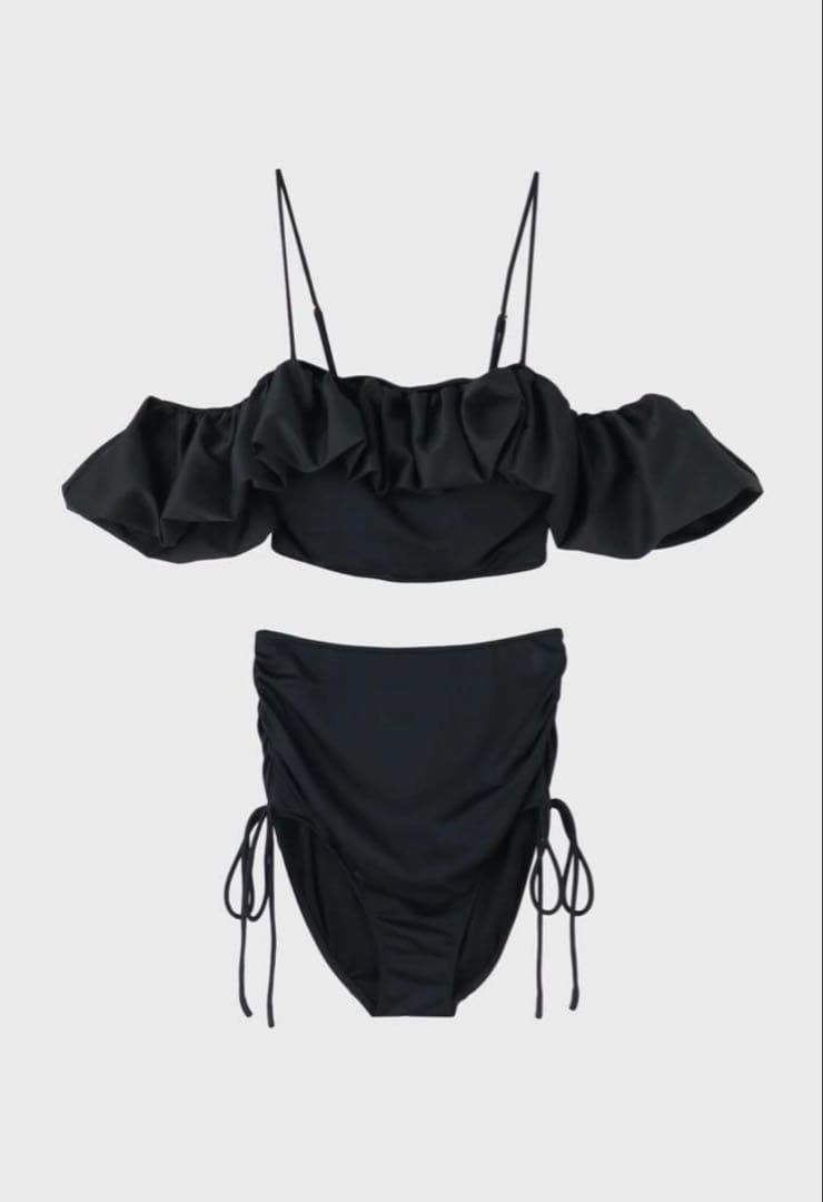 THE TOE Erie Frills Swimwear Black 新品未使用
