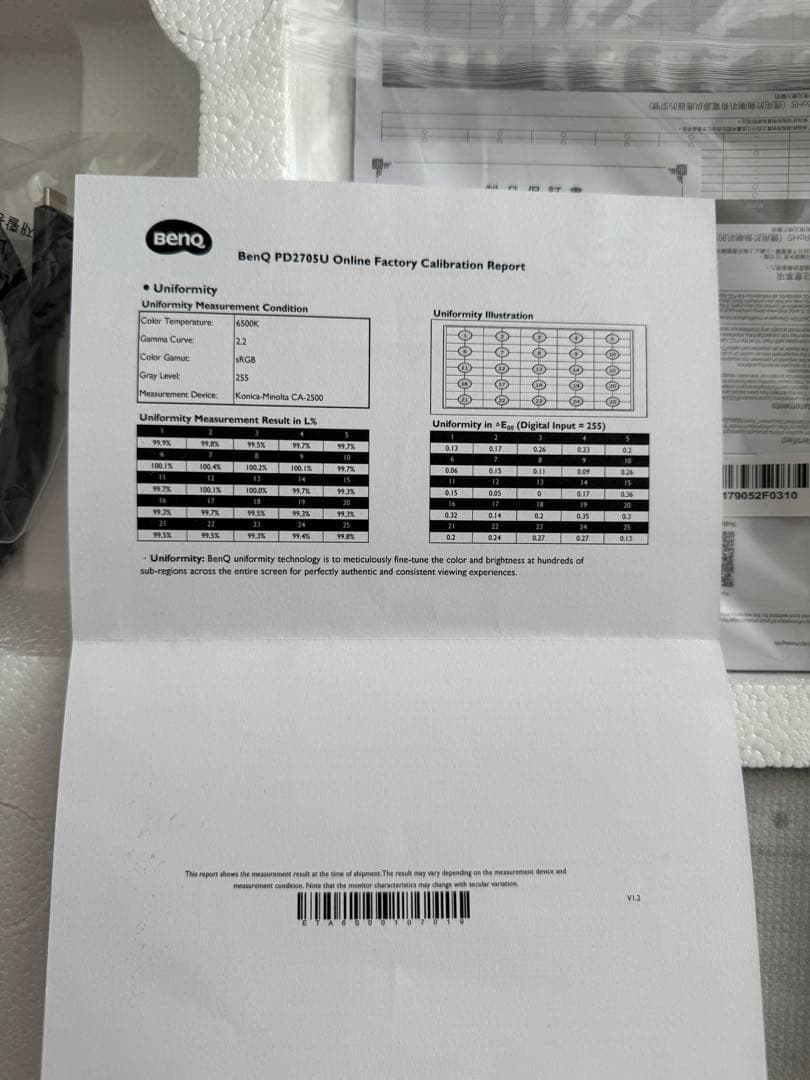 BenQ PD2705U 27インチ 4Kモニター