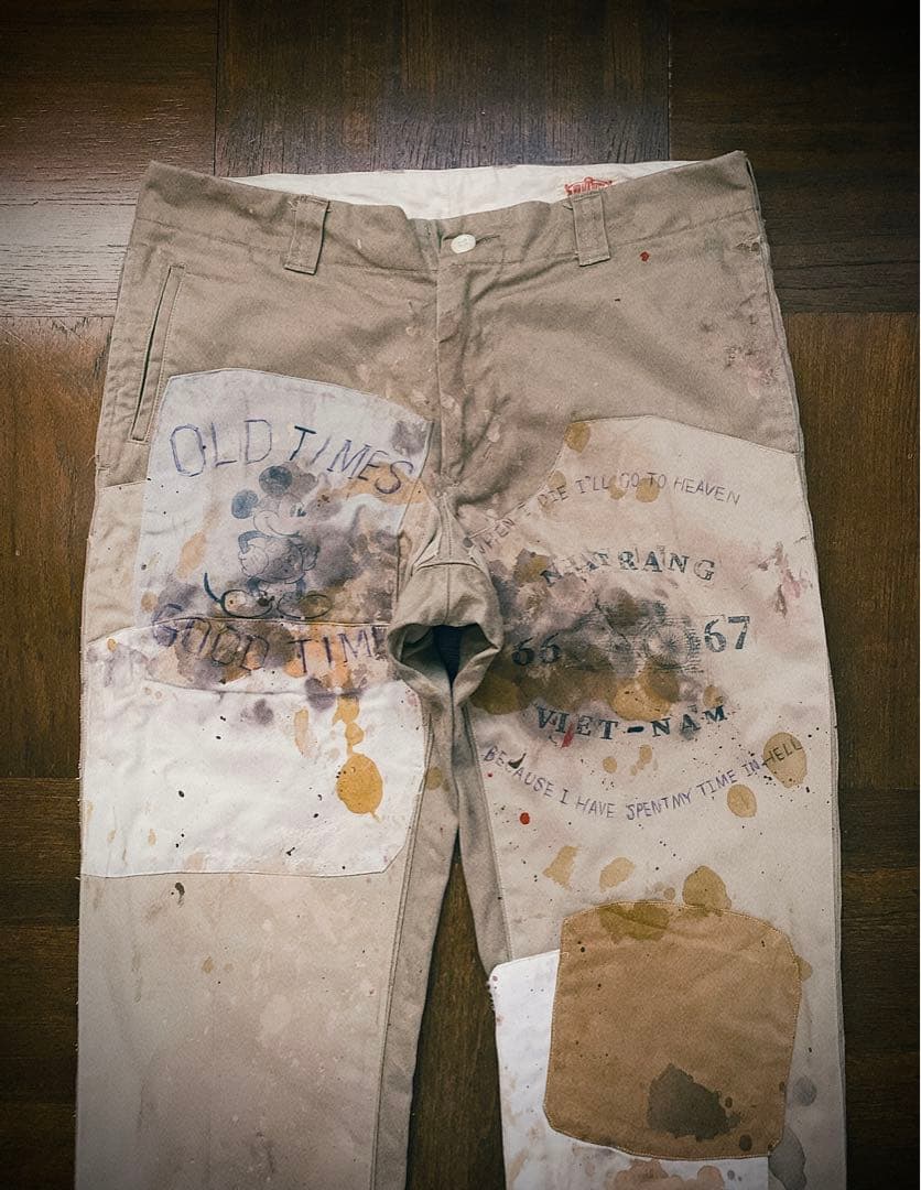 ハリウッドランチマーケット3 ダブルニー 5P 襤褸 聖林公司 blueblue