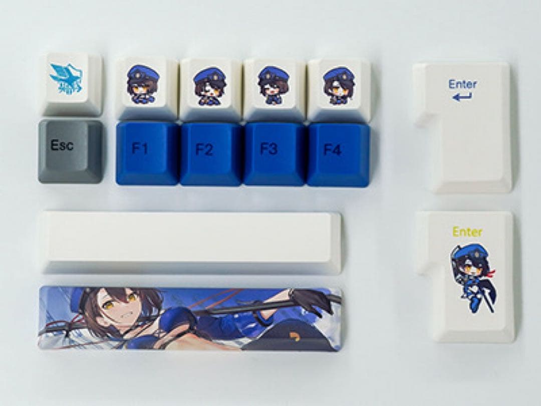 アズレン×ふもコレ キーボード ボルチモアモデル ジャスミン軸VARMILO
