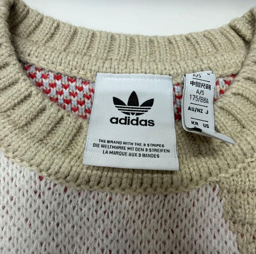 新品S Adidas Sportswear PulloverニットIN0985