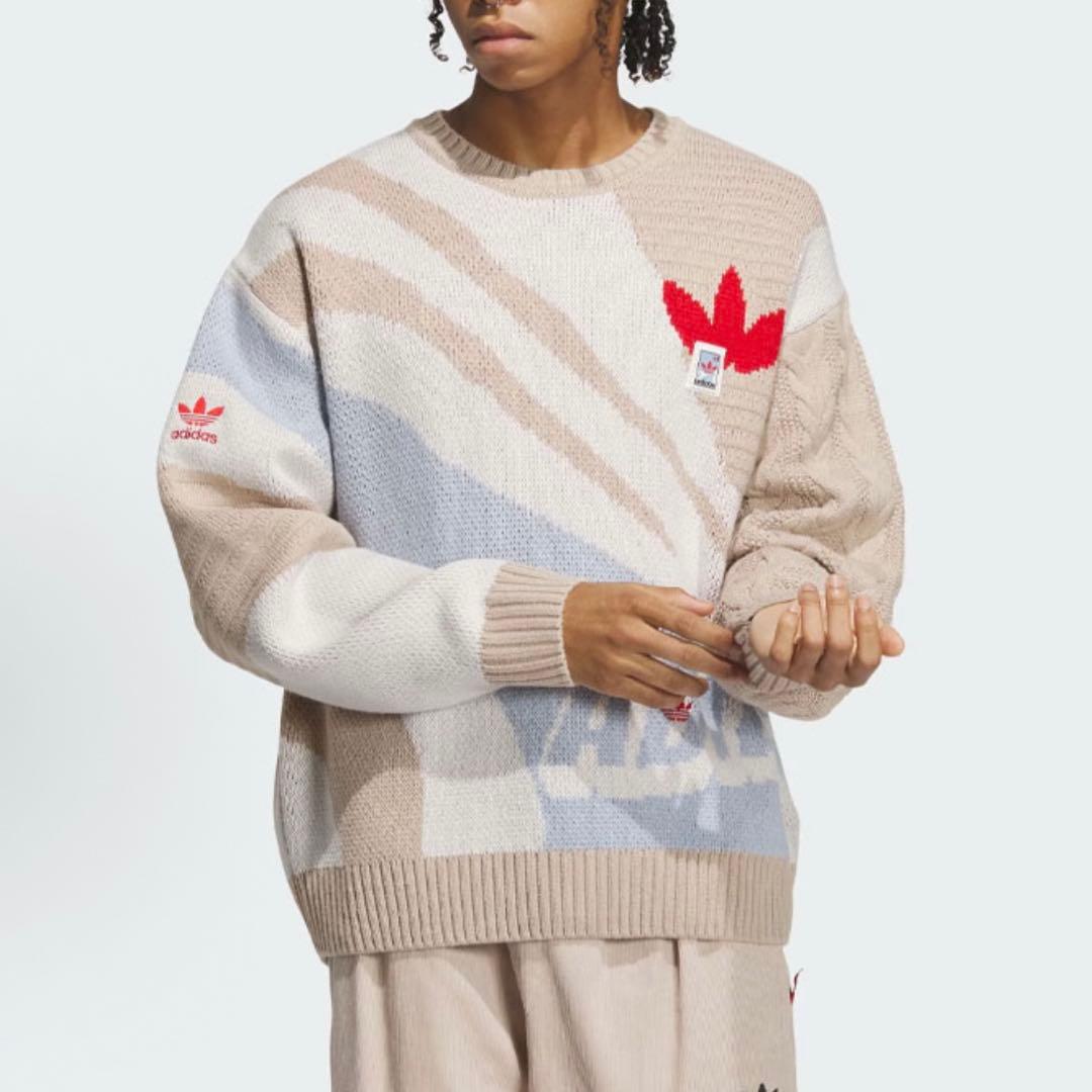 新品S Adidas Sportswear PulloverニットIN0985