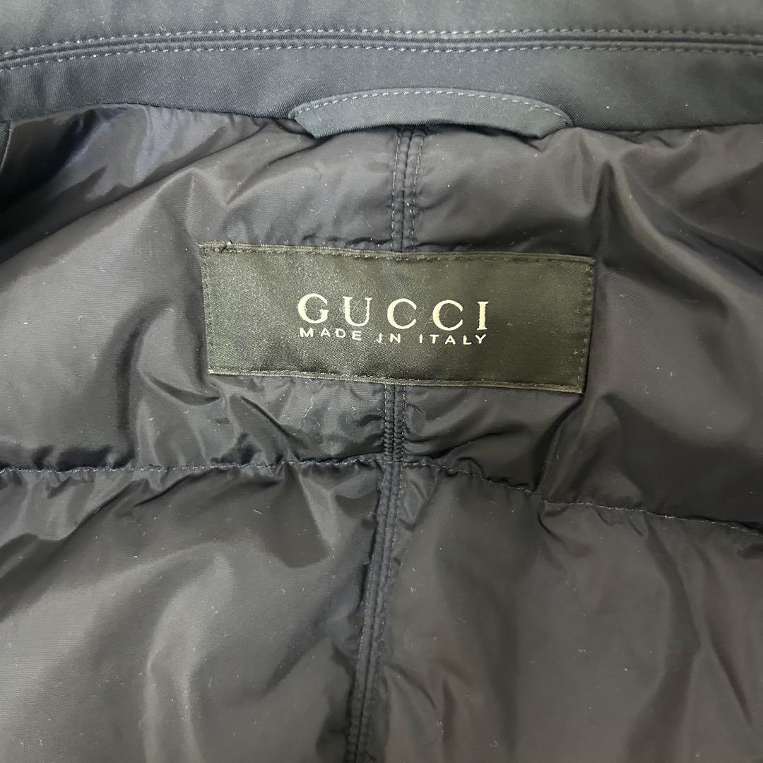 し*G様 GUCCI グッチ　ダウンコート　スタンドカラー　襟付き　3ポケット