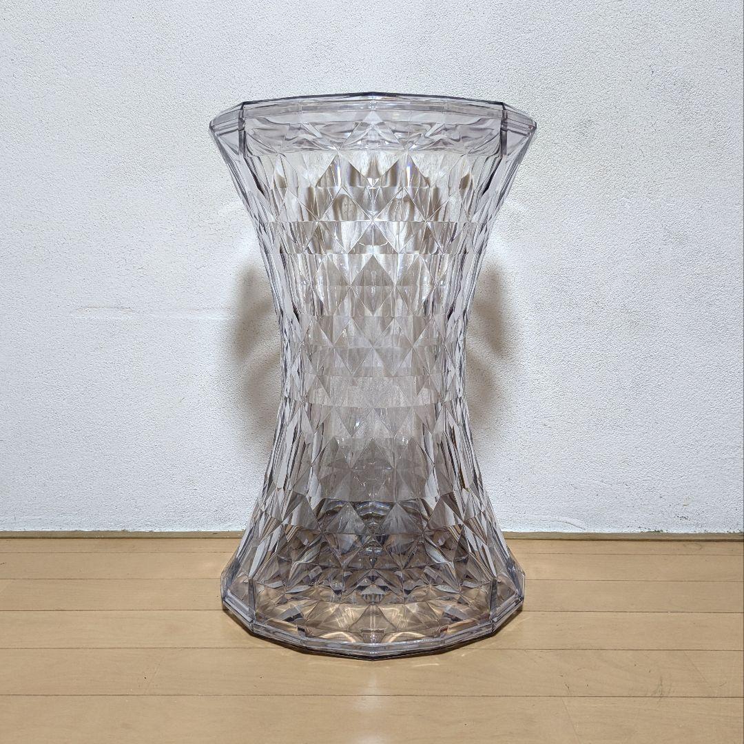美品 Kartell STONE カルテル ストーン スツール クリスタル