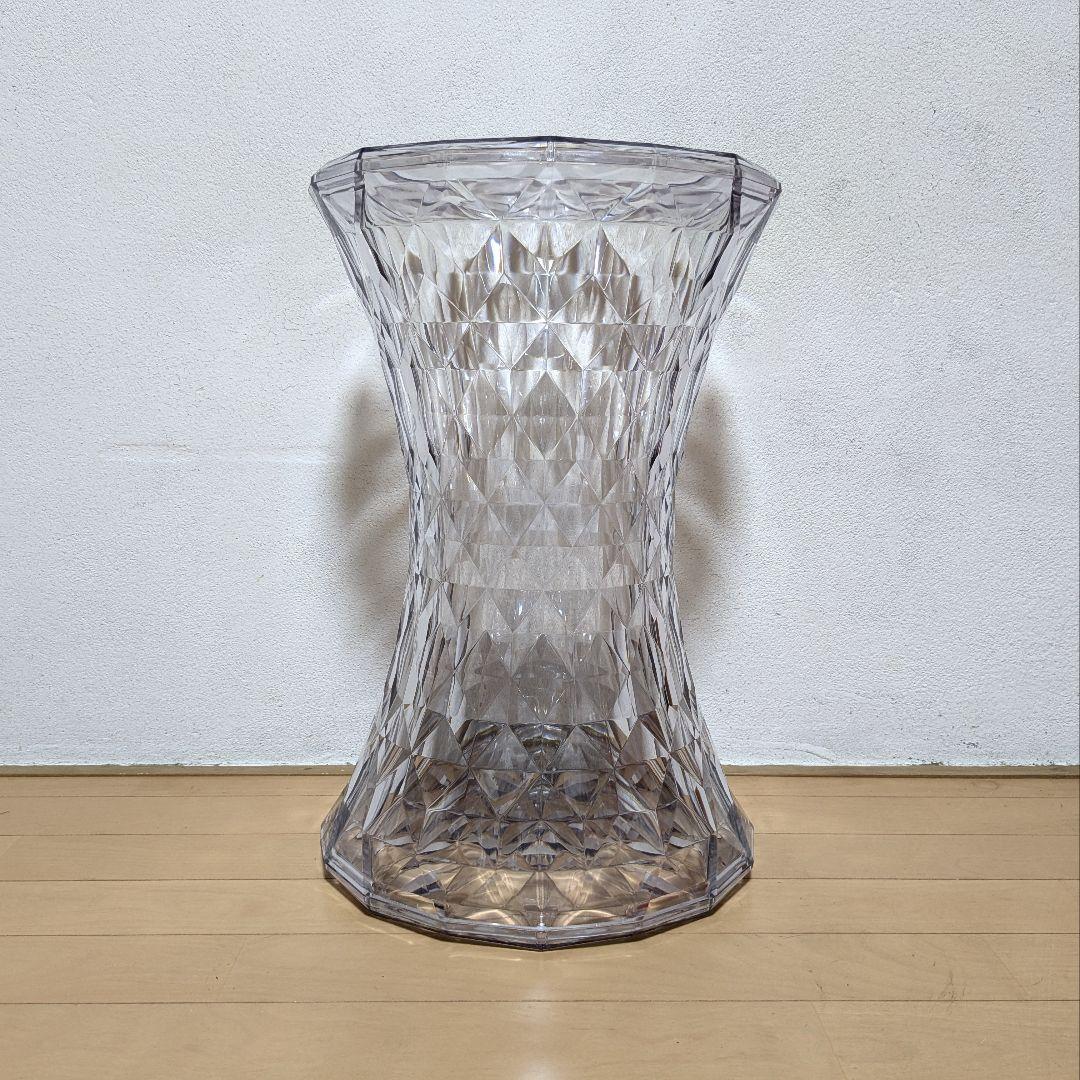 美品 Kartell STONE カルテル ストーン スツール クリスタル