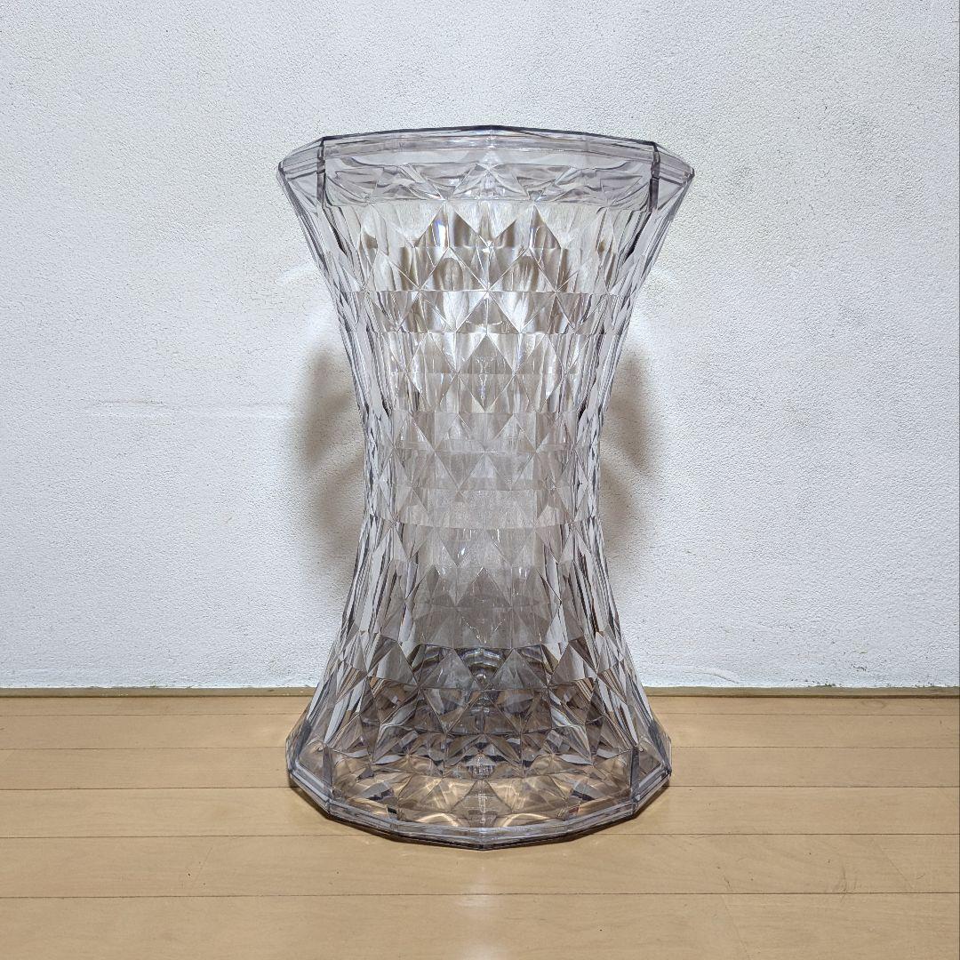 美品 Kartell STONE カルテル ストーン スツール クリスタル